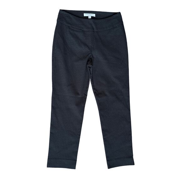 Margaret M Pants - Margaret M Petite Black Jacquard Pants Size Small